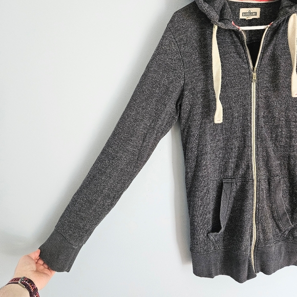 Second to None Distillary Apparel Super Cozy Mens Grey Heather Hoodie Sweatshirt - Picture 5 of 7